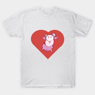 Heart Piggy T-Shirt